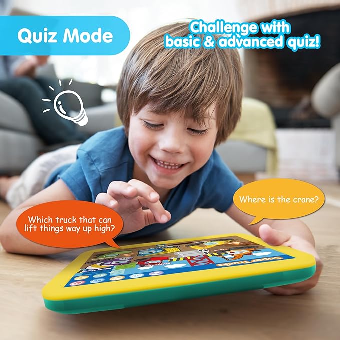 BEST LEARNING INNO PAD Smart Fun Lessons - Educational Tablet Toy to Learn Alphabet, Numbers, Colors, Shapes, Animals, Transport for Toddlers Ages 2 to 5 Years Old | Educational Birthday Gift