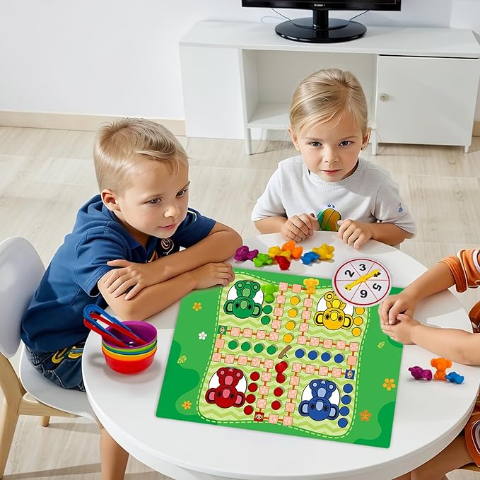 Counting Toys for Kids, Animal Koala Counters w/Activity Cards for Playing Snakes and Ladders, Ludo Board Games, Math Learning Manipulatives, Early Development Toys for Preschool Toddlers
