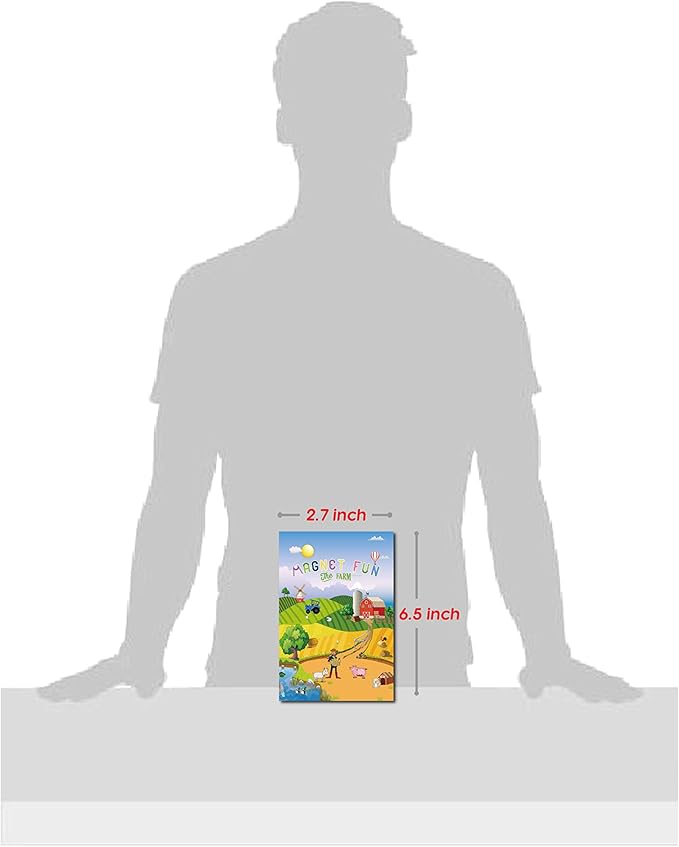 Magnetic Portable Playboard Farm Life (58 Pcs)