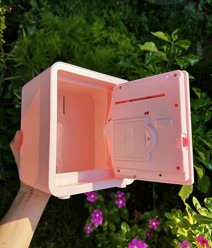 Piggy Bank for Kids - Electronic Money Saving Box w/Code Fingerprint - ATM Safe Toy - Coin Bank Girl Toys for Ages 3 4 5 6 7 8 9 10 Year Old - Birthday Xmas Ideal Gifts for Girls (Pink Unicorn)