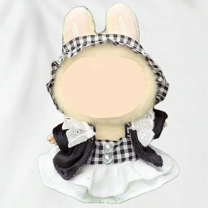 4 Pack—17cm Doll Clothes,Premium Doll Outfit with Accessories,Doll Princess Skirt,Cute Clothes Outfit for 17cm Dolls,End Dolls Fashion Clothing Set(No Dolls and Shoes) (Set 9)