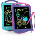 HOMESTEC Astrodraw Drawing Pad Toys, Colorful LCD Writing Tablet for Kids, Doodle Board for Toddlers 3 4 5 6 Years Old, Travel Sensory Space Toy for Boys Girls, Birthday Gift Idea,2pc
