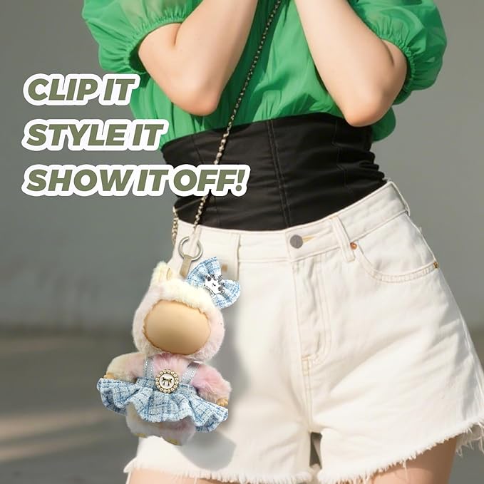Clothes for LABUBU Doll (NO Doll),Outfit for LABUBU,Clothes Set for LABUBU Dress Up,Accessories for LABUBU