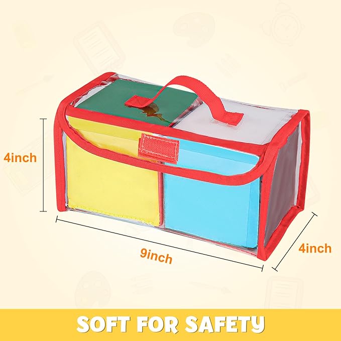 Godery DIY Education Playing Game Dice, Pocket Cubes for Teaching (Set of 2)