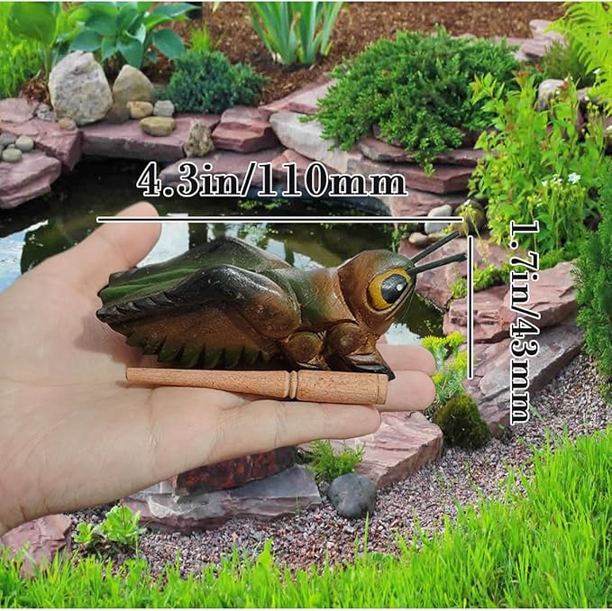 3Pcs Wooden Percussion Set,4” Natural Wood Guiro Rasp Frog, Cricket & Dolphin Musical Instruments - Artistic Craft & Unique Gift