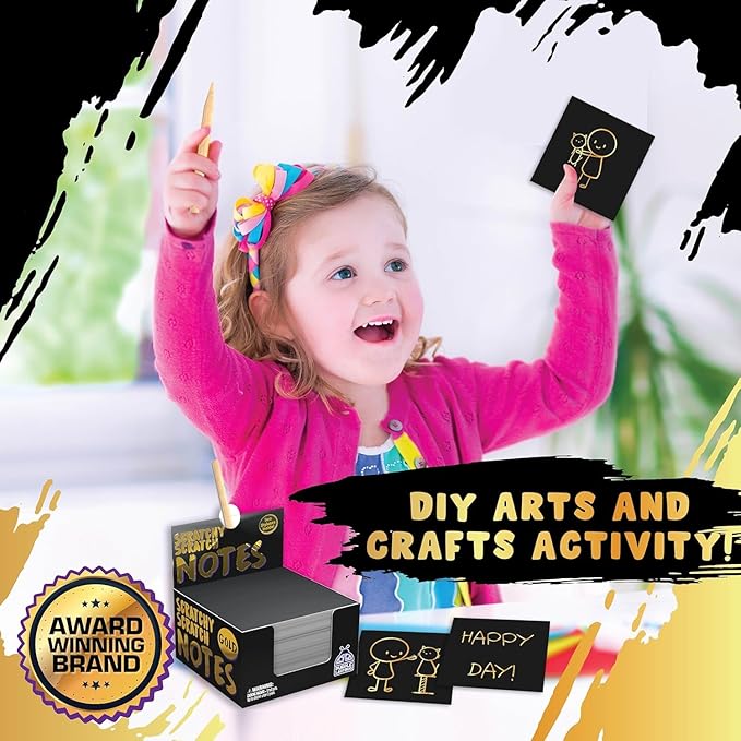 PURPLE LADYBUG Scratch Art for Kids - Crafts for Ages 8-12, Fun Creative Craft Activities for Kids, Teens, Summer, Camping, Travel, Gifts for Girls