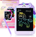 Unicorn Toys LCD Writing Tablet for Girls Kids,Colorful Toddler Drawing Tablet for Educational Baby Girl, Doodle Board Pad Toy for 3 4 5 6-12 Years Old Kid Birthday Party School, 8.5 Inch Purple