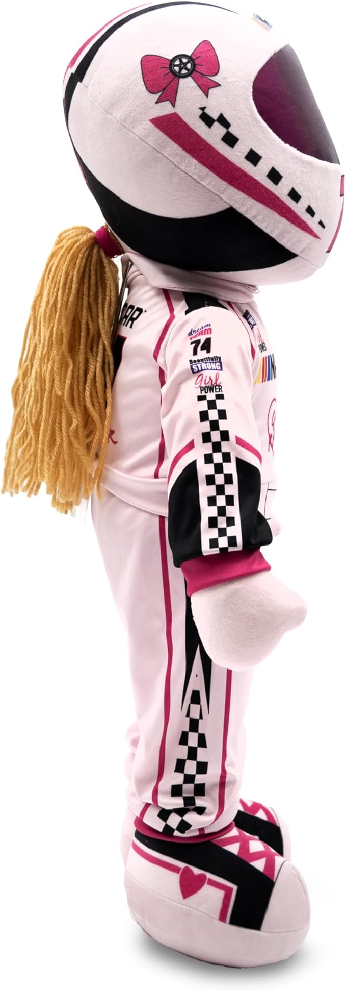 Playtime by Eimmie NASCAR-Themed Soft Baby Doll, 14-Inch Plush Racing Rag Doll for Kids, Sophie Speedster Plush Figure, Fabric Stuffed Toy for All Ages