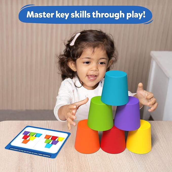 Skillmatics Silicone Rainbow Sorting Game - Learning & Educational Toy, Sorting, Counting & Sequencing Skills, for Toddlers & Preschoolers Ages 3, 4, 5, 6