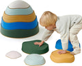 Stepping Stones – Indoor & Outdoor Obstacle Course Toys for Kids – Montessori Sensory & Motor Skill Development, Coordination & Active Play – Textured Educational Play Set