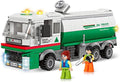 INRATELL City Tanker Truck Building Set,331 Pcs Deliver The Filled Oil Truck to Gas Station, Fun Transport Bricks Toy Birthday, Holiday Ideal Gift for Kids, Boys, and Girls Ages 6+