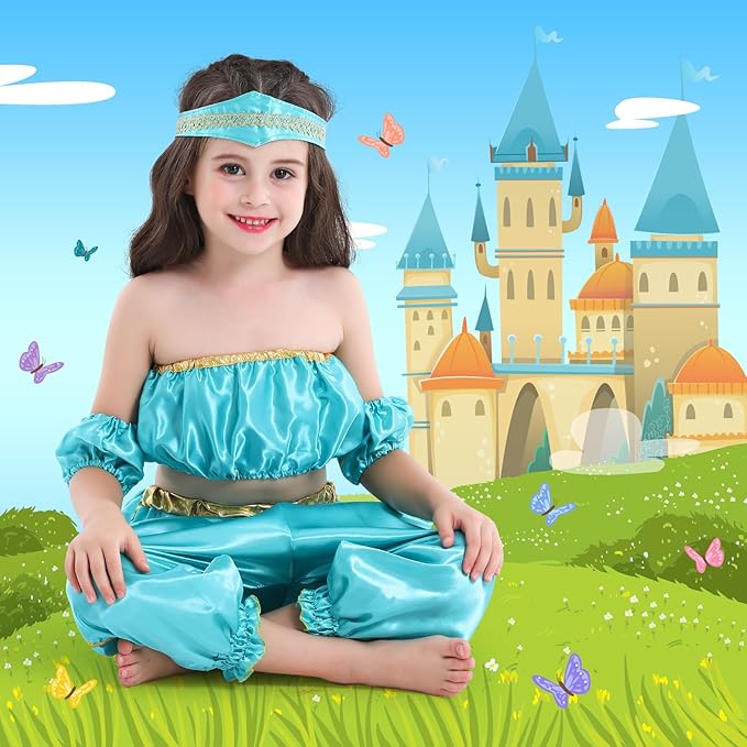 VGOFUN Princess Dresses for Girls - Dress up Clothes Pretend Play for Toddler Girl Christmas Birthday Gift for 3-6 Years