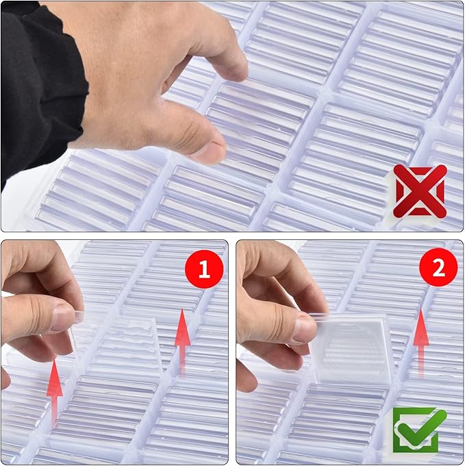 Coin Capsules 46mm with Foam Gasket and Plastic Storage Organizer Box, 6 Sizes (20/25/27/30/38/46 mm) Coins Collector Case Holder for Collection Supplies-168 Pieces