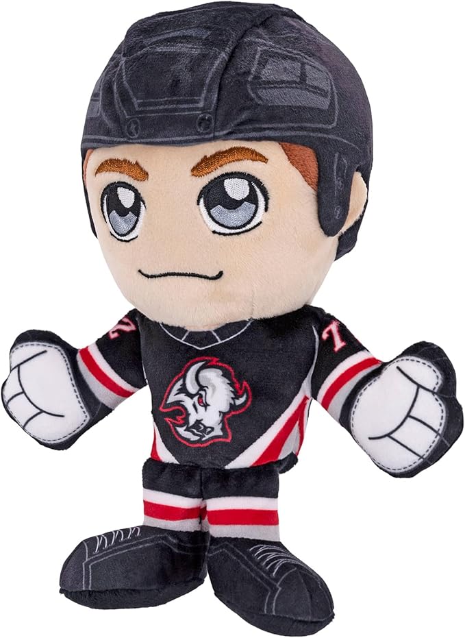 Bleacher Creatures Buffalo Sabres Tage Thompson 8" NHL Kuricha Sitting Plush - Soft Chibi Inspired NHL Superstar
