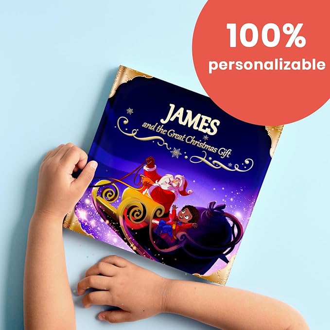 Christmas Book for Kids with Avatar and Name | Recordable Holiday Adventure | Teaches Solidarity and Generosity