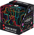 SHASHIBO Shape Shifting Box - Award-Winning Fidget Toy w/ 36 Rare Earth Magnets - Fidget Cube Transforms Into Over 70 Shapes, Sensory Toy Gift for Kids, Teens, and Adults (QDOT Map)