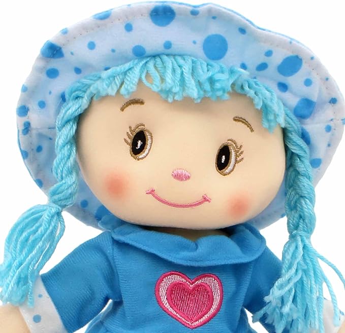 DIBSIES Personalized Sweetheart Cuddle Doll - 14 Inch (Blue)
