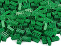 Feleph 320 Pieces 2x4 Green Bricks Building Classic Parts Creative Play Blocks Set Toy Accessories Combine with 3001 Major Brick Brands (Green)