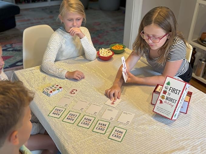Holiday Edition Party Game - A Festive Card Game About How Your Friends & Family Rank Things for Kids, Teens, Adults, Families & Fun Parties with Polarizing Priorities