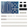 Soldering Practice Kit DIY Blue PCB 0606 Series Resistors SMD SMT Electronics Projects Soldering Kit Simple Welding Skills Learn Soldering Kit for Beginners (02L0804)