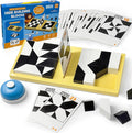 Puzzle Blocks for Kids,Education Puzzle Toy with Storage Tray,Brain Teaser with Challenges Cards 3D Logic & Spatial Thinking Tabletop Toy for Boys Girls