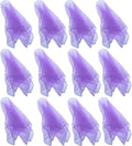 Hoerev Pack of 12 Approx. 24" x 24" Juggling Dancing Scarves Floaty Scarves,Single Colors, 12pcs Purple