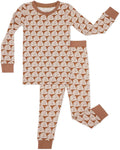 Little Sleepies Two-Piece Pajama Set for Boys & Girls, Soft Viscose from Bamboo Toddler Pajamas for Kids, Family Matching PJs