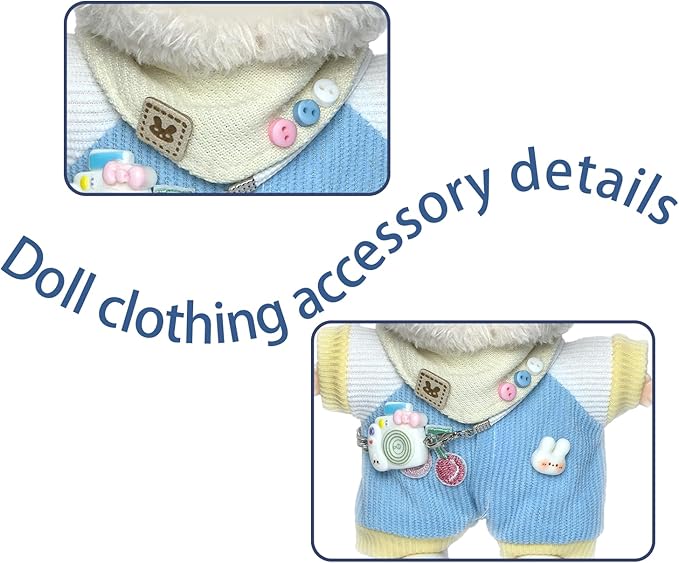 17cm Doll Clothes Set Fashion Doll Clohtes with Accessories of Doll Clothing Suitable for Various Outfits of Dolls (Style C)