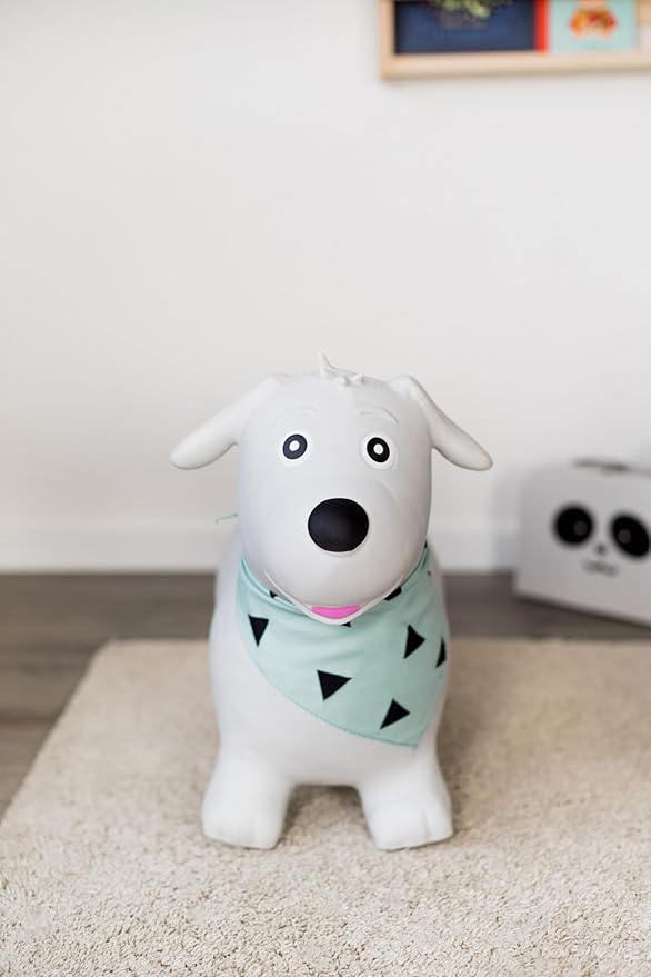 Kindsgut Bouncy Animal Hopper Dog for Children, Designed in Germany, Playful and Modern Colors, air Pump Included, Indoors and Outdoors