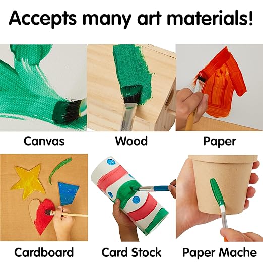 Colorations Paraben-Free Simply Washable Tempera Paint for Kids - 1/2 Gallon Value Size, Vibrant Red. Non-Toxic and Made in The United States