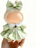 Clothes for LABUBU 17cm Doll (NO Doll), Outfit for LABUBU, Dress and Hairpin Set for LABUBU Dress Up, Fashion and Premium Dolls Accessories for LABUBU (Style N)