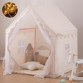 Kids Play Tent Children Tent with a String of Star Lights Boys Girls Indoor Princess Toy House Outdoor Picnic Small House Children Birthday Gift
