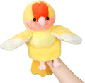 Easfan Yellow Parakeet Parrot Hand Plush Puppet Cute Bird Interactive Storytelling Cute Soft Plush Toy Creativity and Imagination Easter Christmas Birthday Gifts for Toddlers Kids,11.5’’