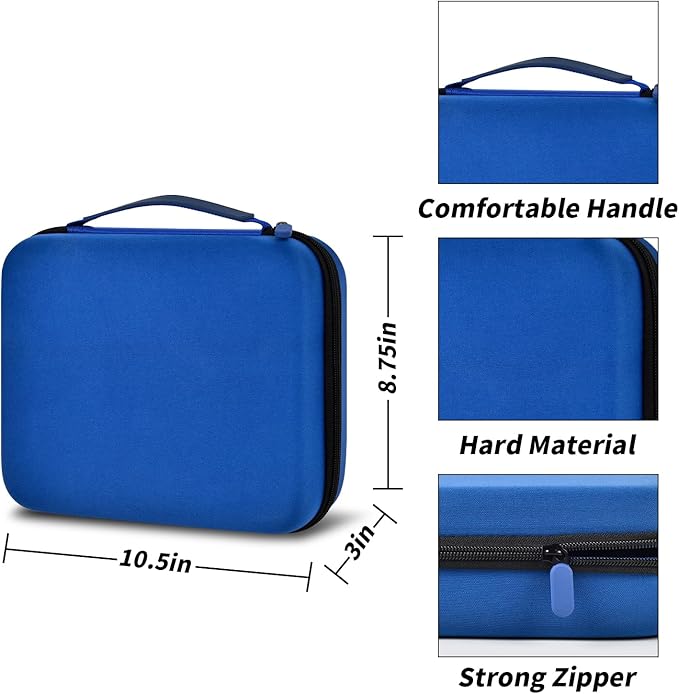 PAIYULE 96 Pieces 46mm Coin Capsules, with Foam Gasket and Plastic Storage Organizer Box, 6 Sizes (20/25/27/30/38/46mm) Coins Collector Case Holder for Coin Collection Supplies (Blue)