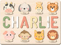 Name Puzzle for Kids Personalized, Custom First Birthday Girl Boy Gifts, Name Puzzles for Toddlers, Personalized Baby Wooden Montessori Toys
