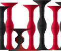 Popdarts PRO Pack Game Set (Red & Black) - Indoor, Outdoor Suction Cup Throwing Game - Competition with a POP