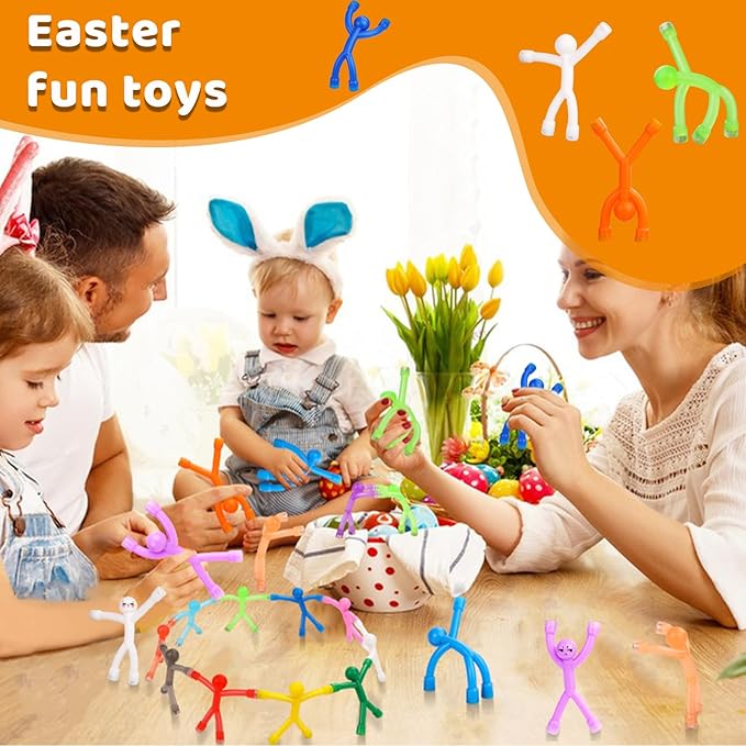 Magnetic Toys,Colourful Travel Toys,Magnetic Men,Magnet People,Fridge Magnets,Magnets for Kids,Whiteboard,Easter,Refrigerator,Office - 30Pack
