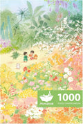 MOMIBOOK 1000 Piece Puzzle for Adults Jigsaw Puzzles of The Fragrance Here, Painting Image Wildflower Difficult Challenging Hard Impossible Puzzle Unique Funny Party Christmas Birthday Gifts