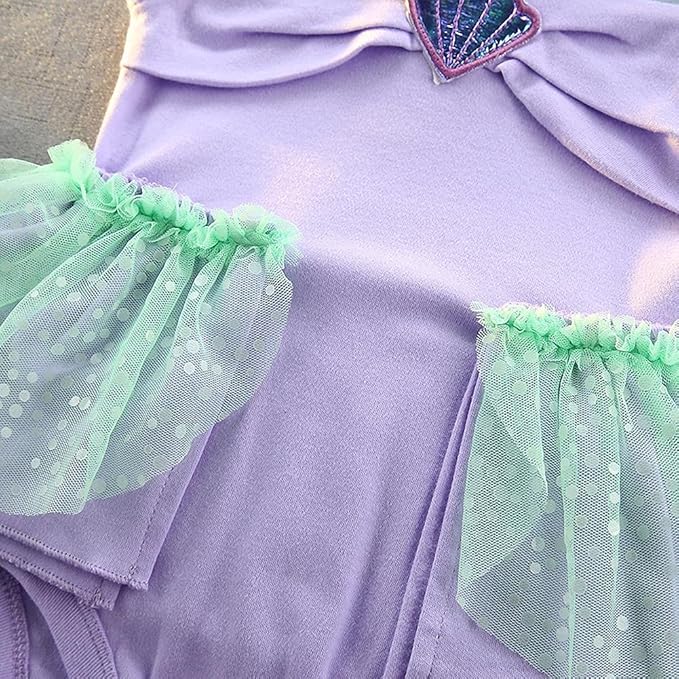 Dressy Daisy Princess Onesie Romper Fancy Dress Costume Halloween Birthday Bodysuit Outfit with Headband for Infant Baby Girl
