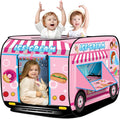 Pop up Play Tent for Kids Aged 1-3 Years Old Boys and Girls : Ice Cream Playhouse Toy Play Tents for Toddlers 3-5 Kids Tent Indoor Outdoor Playhouse Toys for 1 + Year Old, Ice Cream