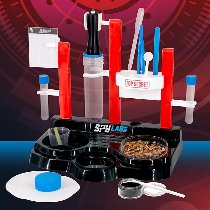 Thames & Kosmos Spy Labs Inc: Forensic Investigation Kit Includes Large Lab Setup to Collect & Analyze Evidence & Clues | Explore The Science of Detective Work | for Young Investigators