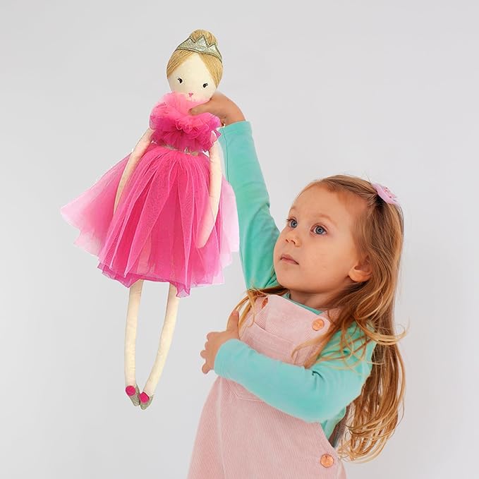 MON AMI Princess Doll Sophia – 22”, Soft & Elegant Stuffed Plush Princess Doll, Use as Toy or Room Decor for Kids