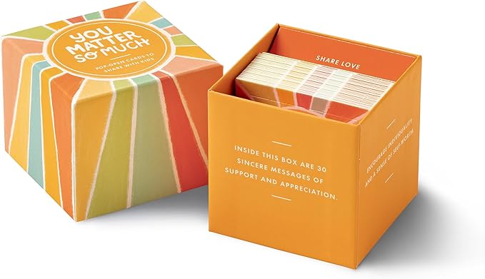 Compendium ThoughtFulls for Kids — You Matter So Much — 30 Pop-Open Cards to Share with Kids, Each with a Different Inspiring Message Inside