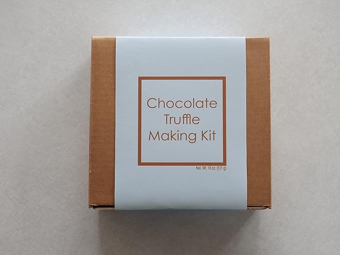 Chocolate Truffle Making Kit (Gift Idea, DIY Activity, Easy Intro to the Art of Chocolate Making). Fun for All Ages! Includes Recipes and Ingredients to make 18 Hand-Rolled Gourmet Chocolate Truffles