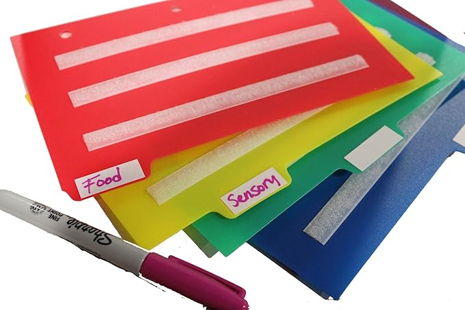 Smile4autism Small 5x8” Tools Perfect to Keep Your Loose Visual Picture Cards Organized. Autism, ABA, ADHD, Language & Apraxia Aspergers