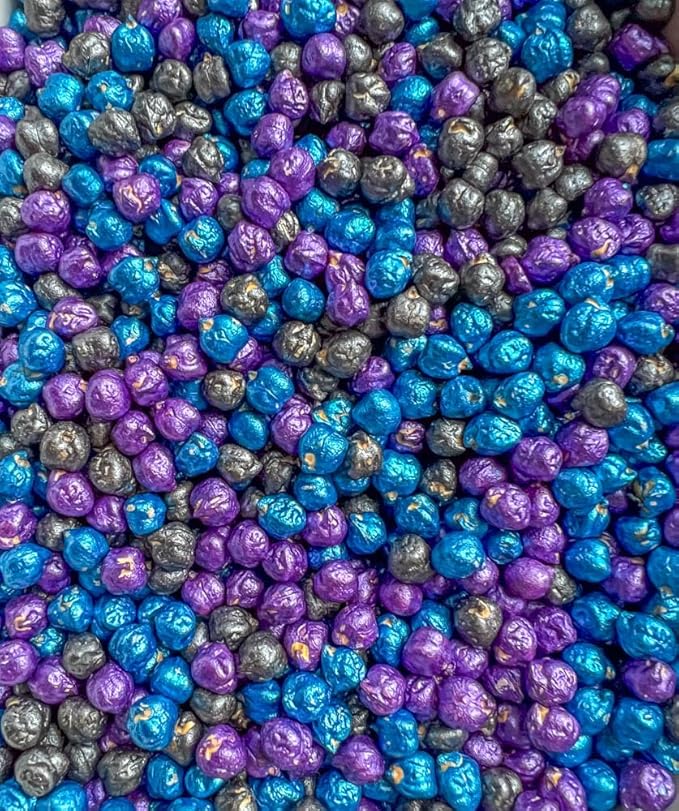 Colored Chickpeas for Sensory Play and Sensory Bins - Many Different Seasonal Colors (2 Cups, Outer Space 1)
