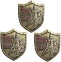Put On The Whole Armor of God Challenge Coin Eph 6:13-17 3D Religious Collectible Coin (Pack of 3)