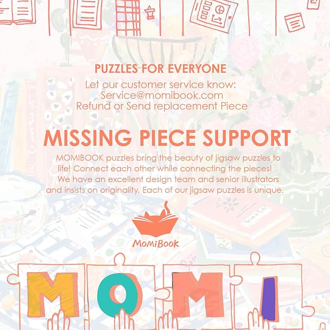 MOMIBOOK Puzzles for Adults 1000 Pieces Jigsaw Puzzles of Gentle Breeze, Twinkle Laminate Painting Image Desktop Pzulles Difficult Challenging Impossible Puzzle Unique Christmas Birthday Gifts