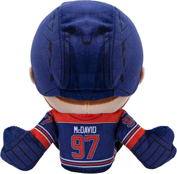 Bleacher Creatures Edmonton Oilers Connor McDavid 8" Kuricha Plush - Soft Chibi Inspired NHL Superstar