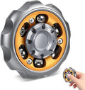 Metal Precision Fidget Spinner - Anxiety Rotator & Restless Fidget Toy, Stress-Relief Tool for Adults & Kids (Grey)